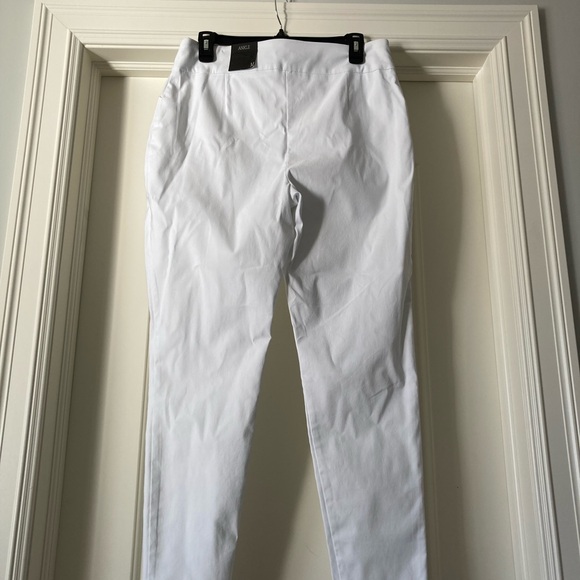 Versona White Stretch Ankle Pants - Picture 2 of 6